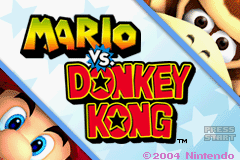 Mario vs. Donkey Kong Title Screen